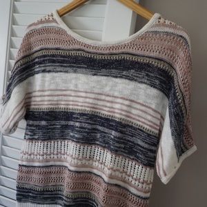 New OLIVE & OAK Boutique Stripe Sweater • Size L